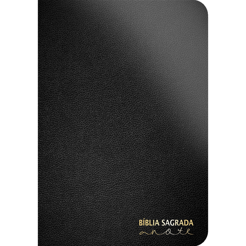 Bíblia Anote Preta | NVI | Letra Grande | Com Espaço Para Anotações