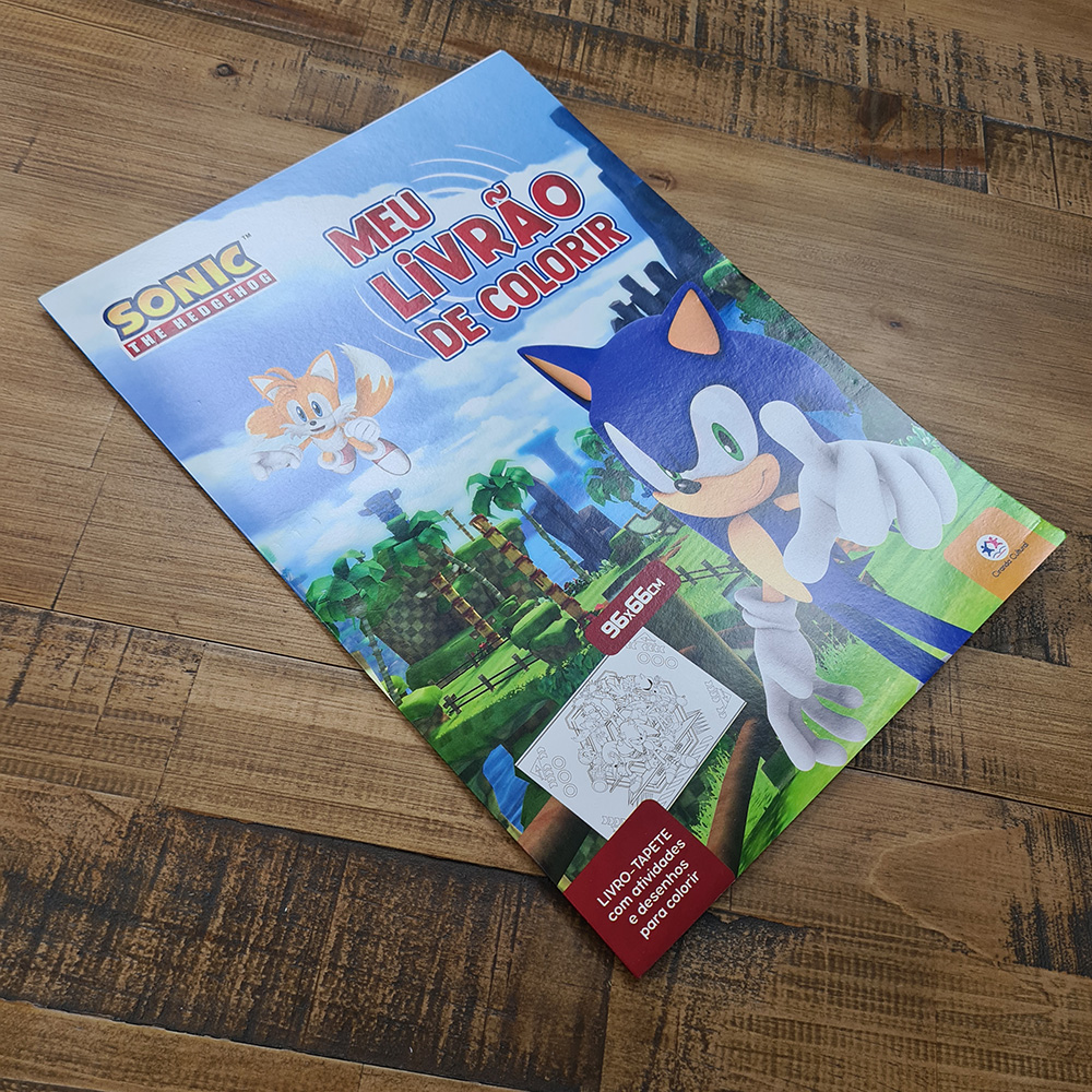 Meu Livrão de Colorir| Sonic