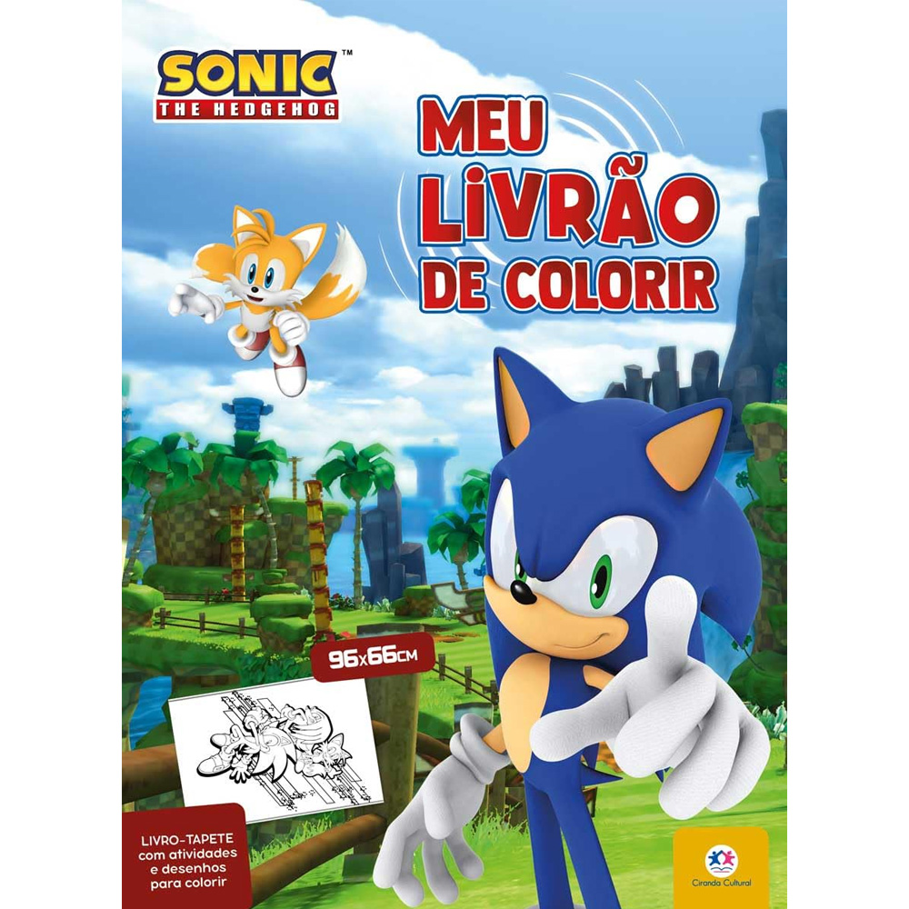 Meu Livrão de Colorir| Sonic