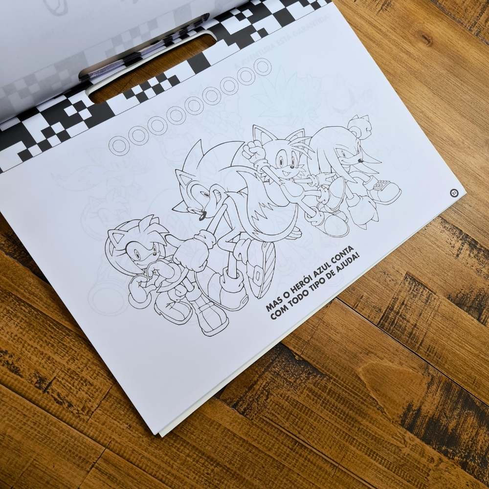 Sonic | Colorindo A Turma