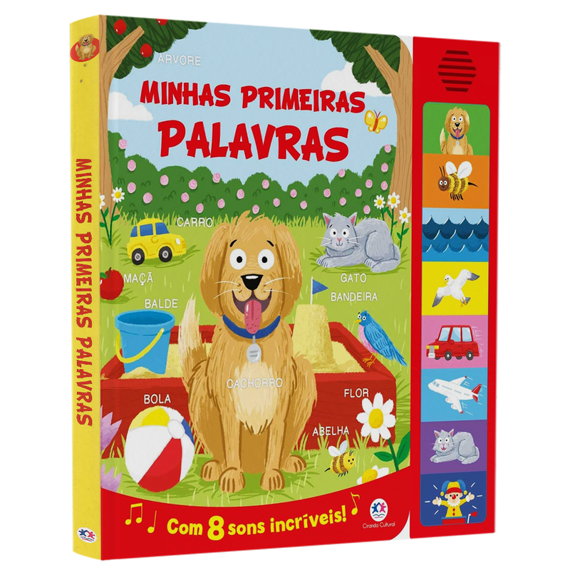 Minhas Primeiras Palavras | Com 8 Sons Incríveis