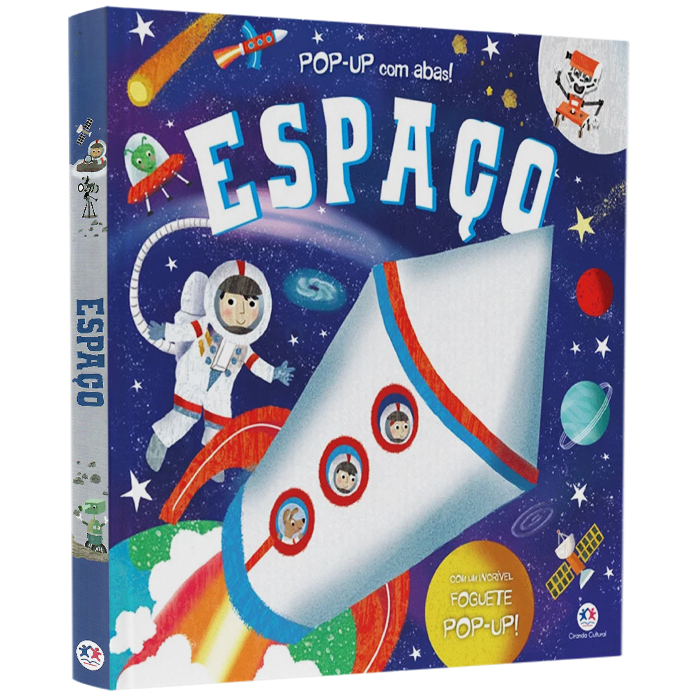 Livro Espaço |  Pop-Up Com Abas