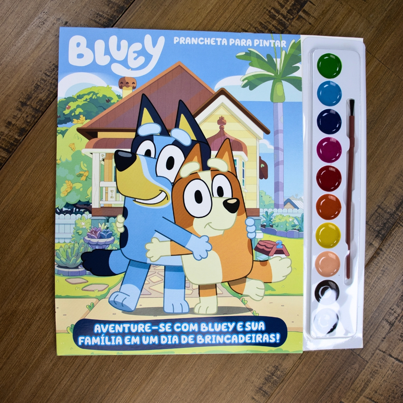 Prancheta para Pintar com Aquarela | Bluey