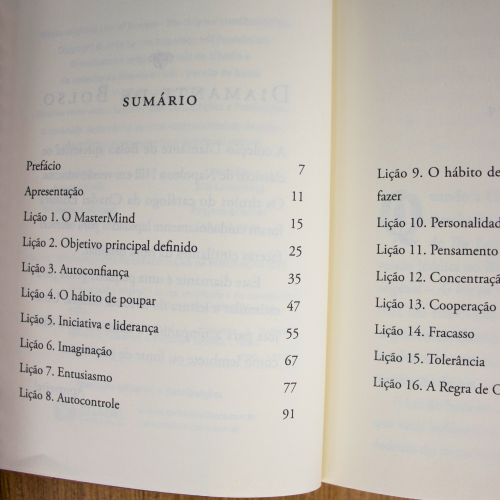 O Manuscrito Original | As Leis do Triunfo e do Sucesso | Ed. Bolso |  Napolean Hill