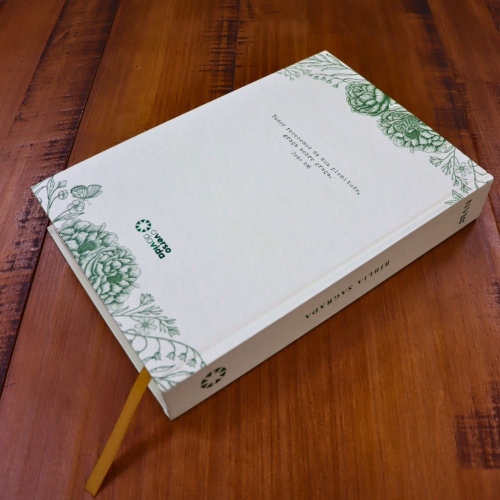 Bíblia Sagrada Graça | NVI | Letra Grande | Capa Dura com Espaço para Anotações