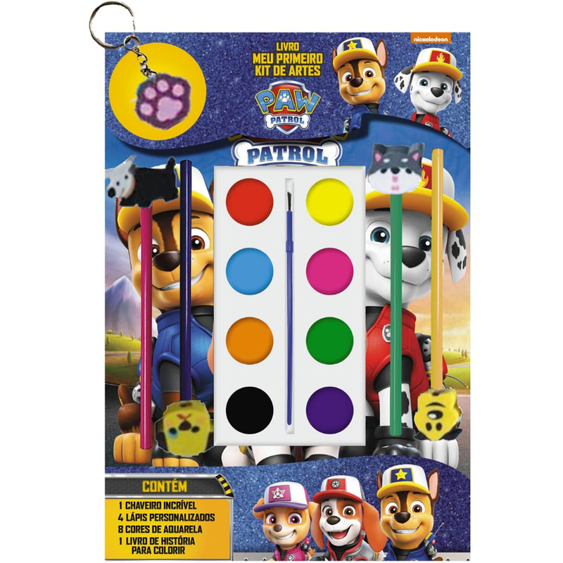 Patrulha Canina| Livro Meu Primeiro Kit de Artes