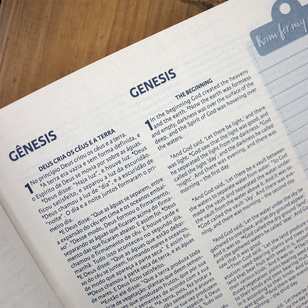 A Bíblia Sagrada Holy Biblie Union| Bilíngue Português E Inglês | Nova Versão Internacional