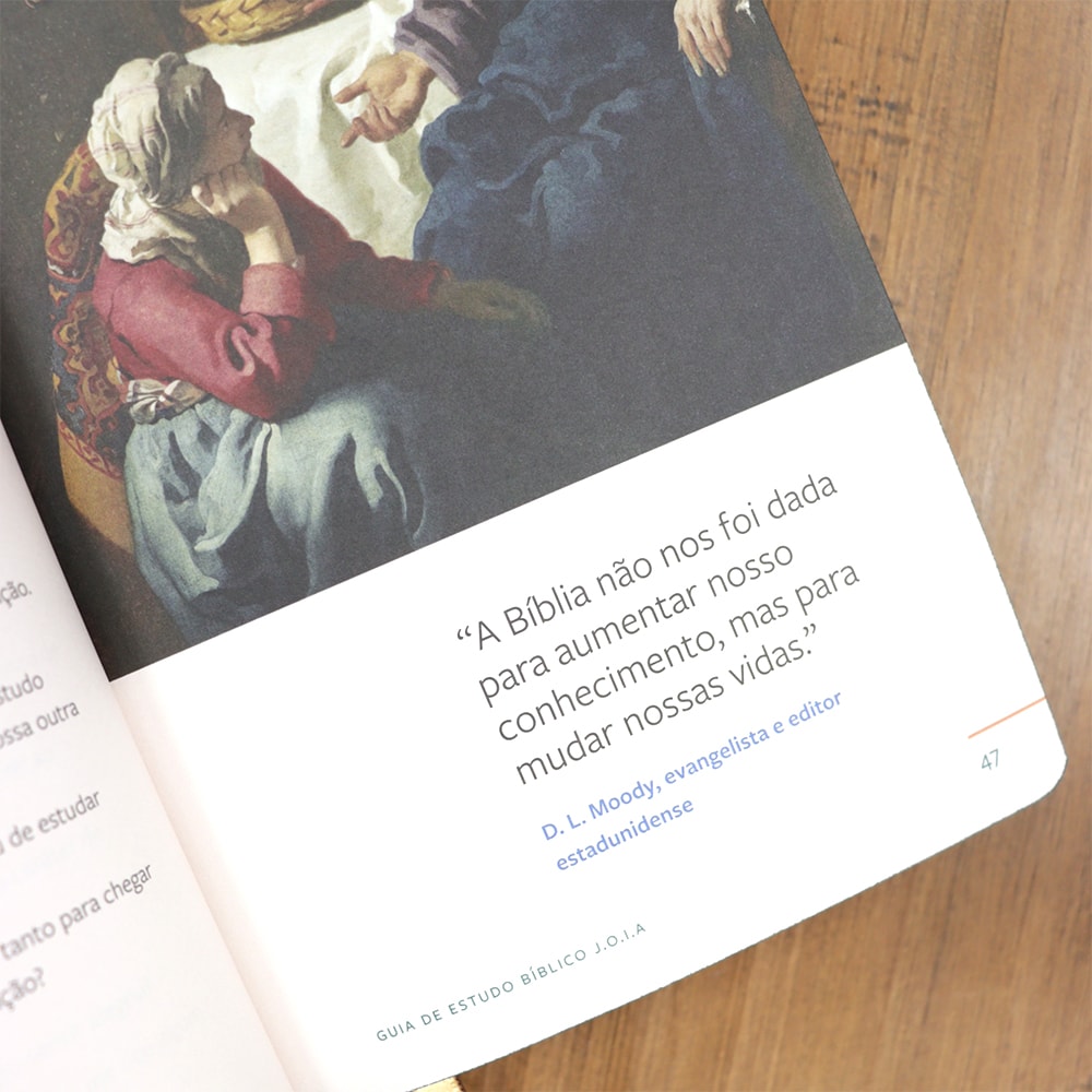 Bíblia Sagrada | Com Guia De Estudo Biblico J.O.I.A | NVT | Letra Normal | Capa Ceia