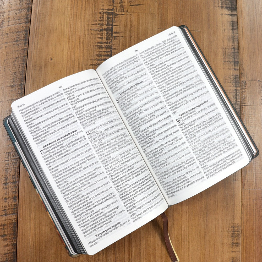Bíblia Sagrada | Com Guia De Estudo Biblico J.O.I.A | NVT | Letra Normal | Capa Ceia