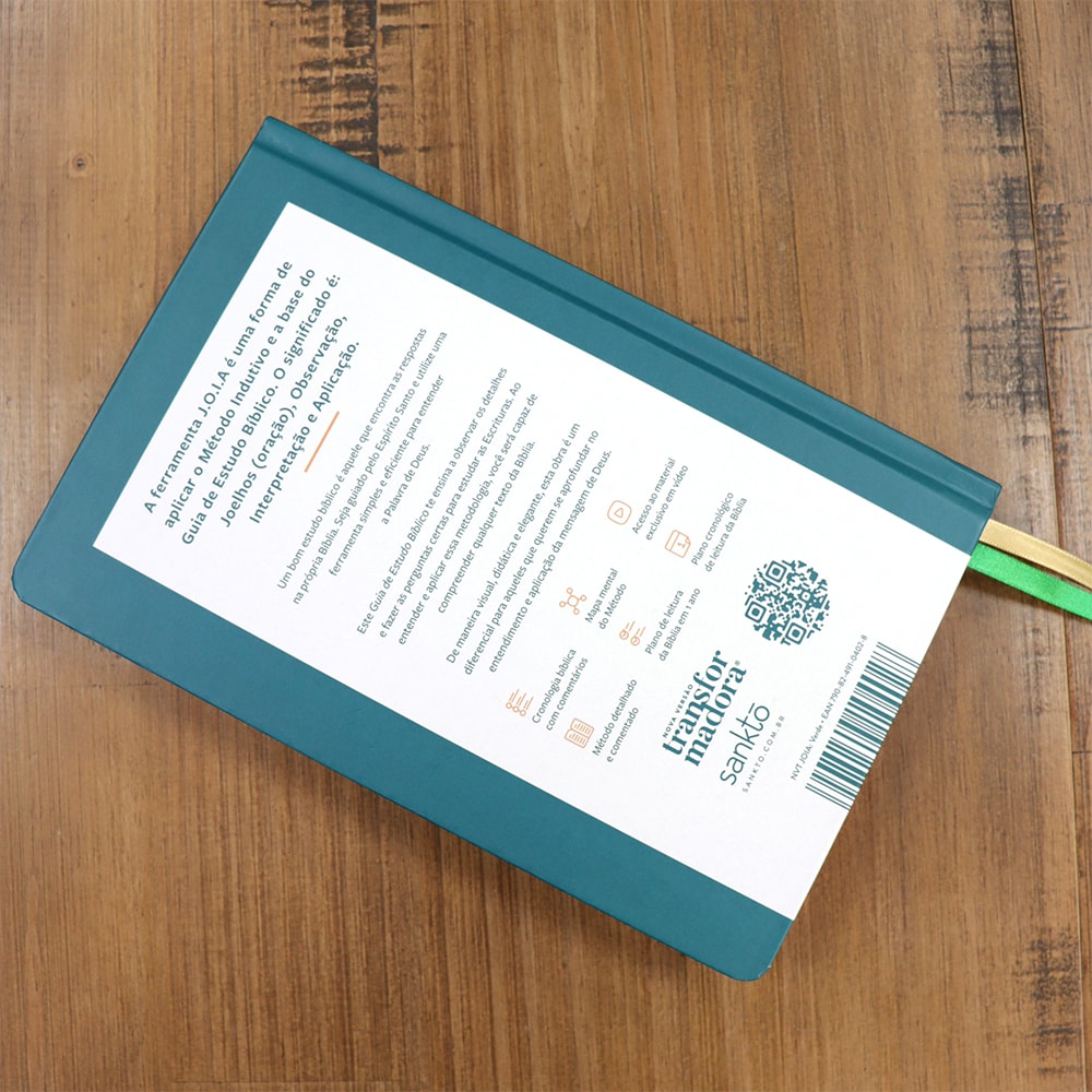 Bíblia Sagrada | Com Guia De Estudo Biblico J.O.I.A | NVT | Letra Normal | Capa Verde