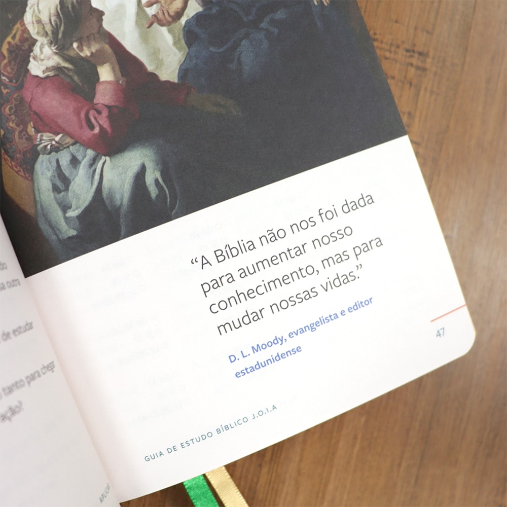Bíblia Sagrada | Com Guia De Estudo Biblico J.O.I.A | NVT | Letra Normal | Capa Verde