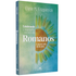 Livro Celebrando o Evangelho no Livro de Romanos, capa azul e verde com um sol amarelo. — Plenitude