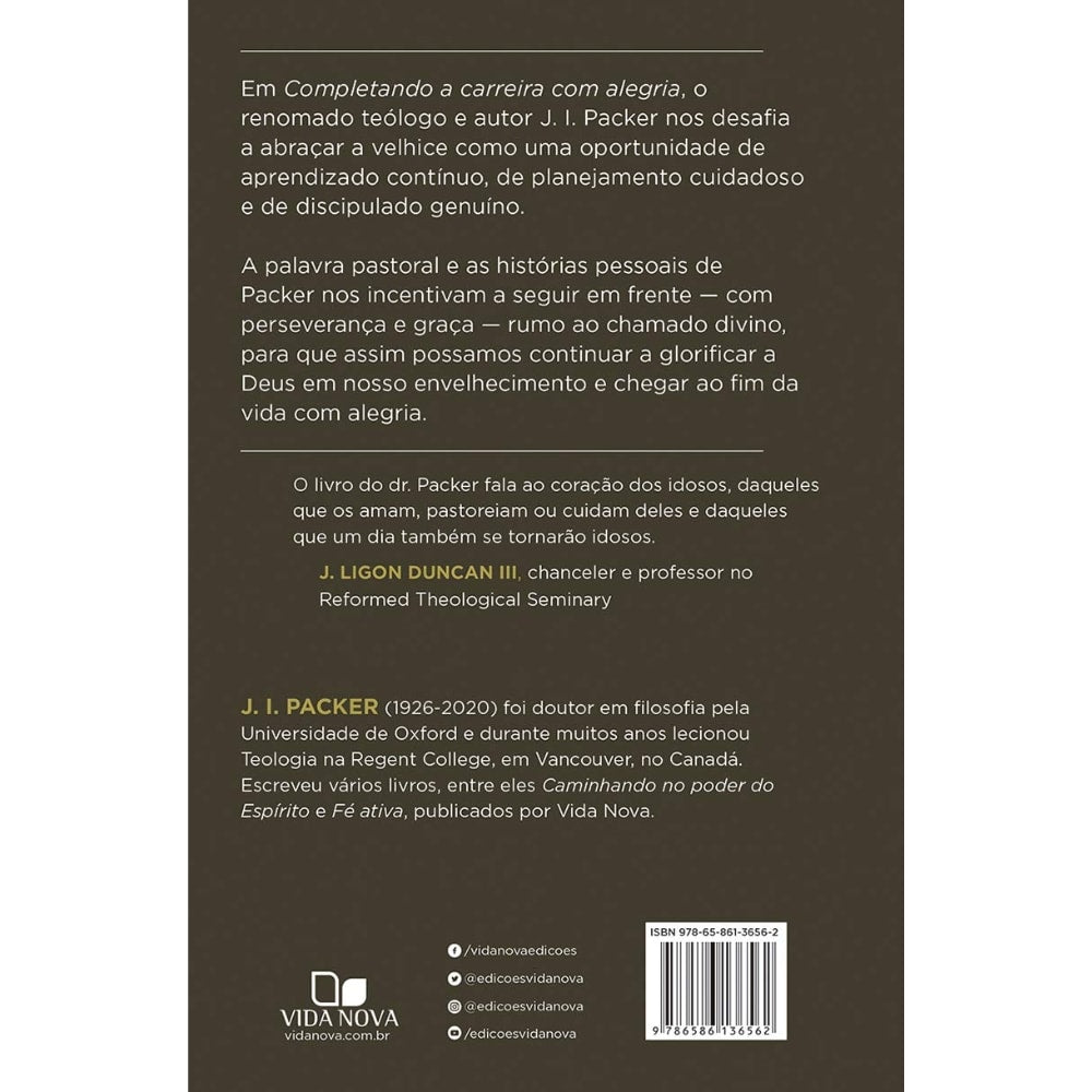 Completando a Carreira com Alegria | J. I. Packer