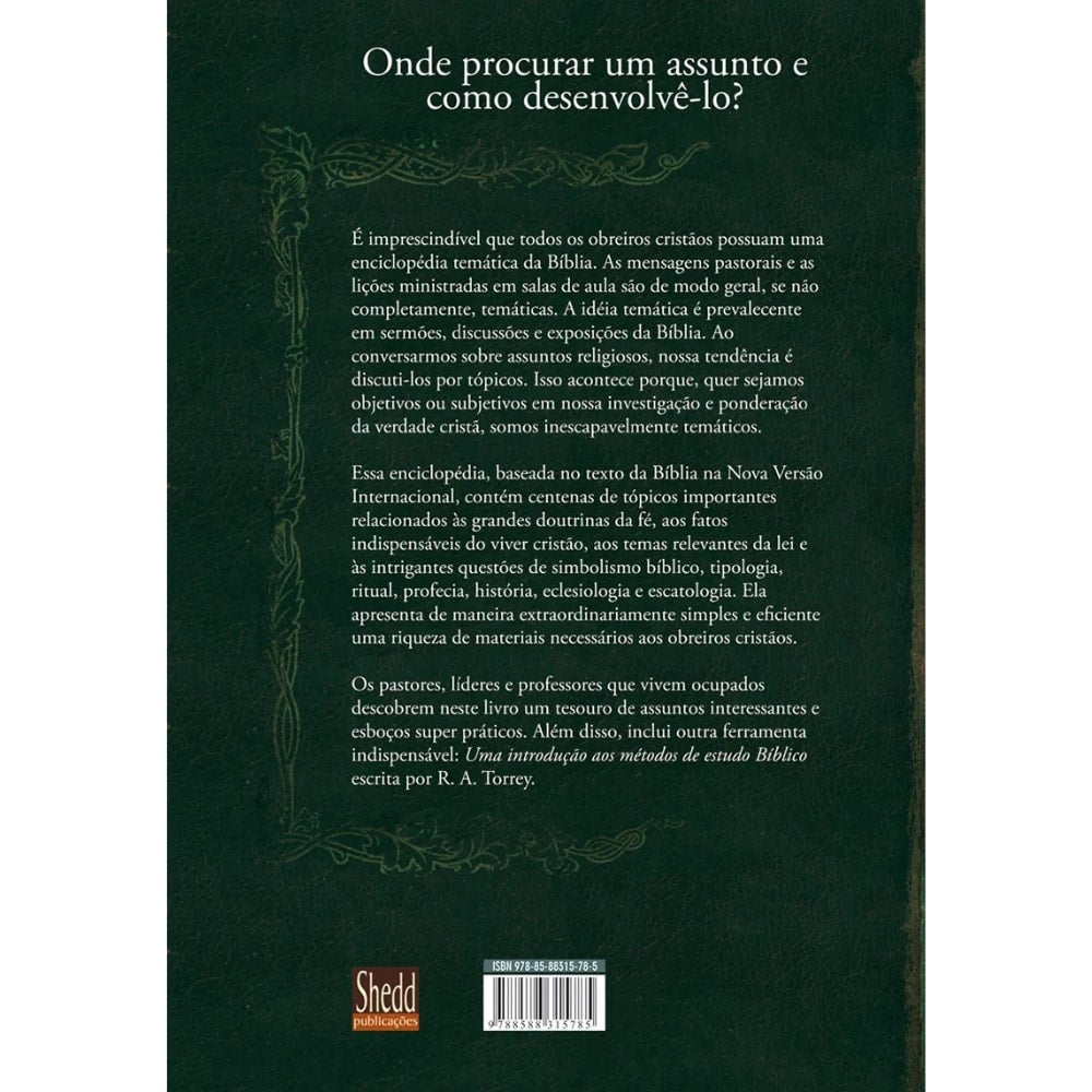 Enciclopédia Temática da Bíblia | Shedd Publicações