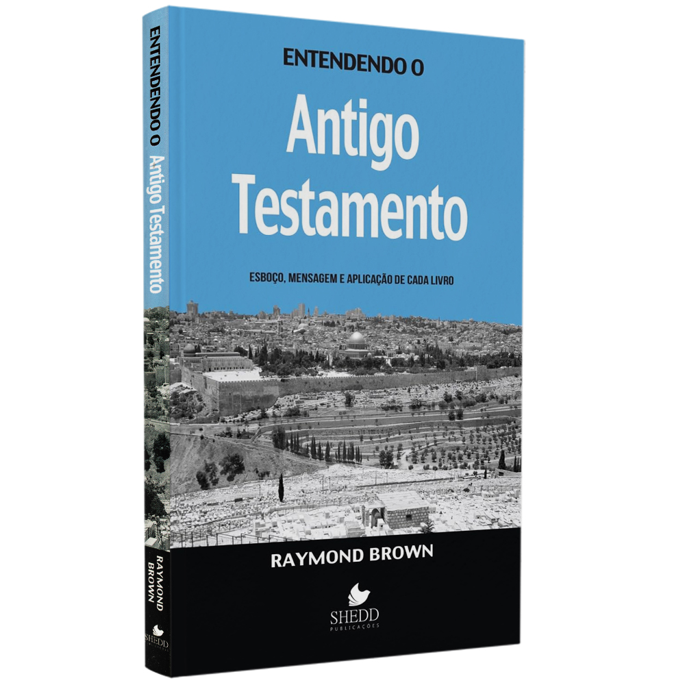 Entendendo o Antigo Testamento | Raymond Brown | Capa azul com foto aérea de Jerusalém | — Plenitude