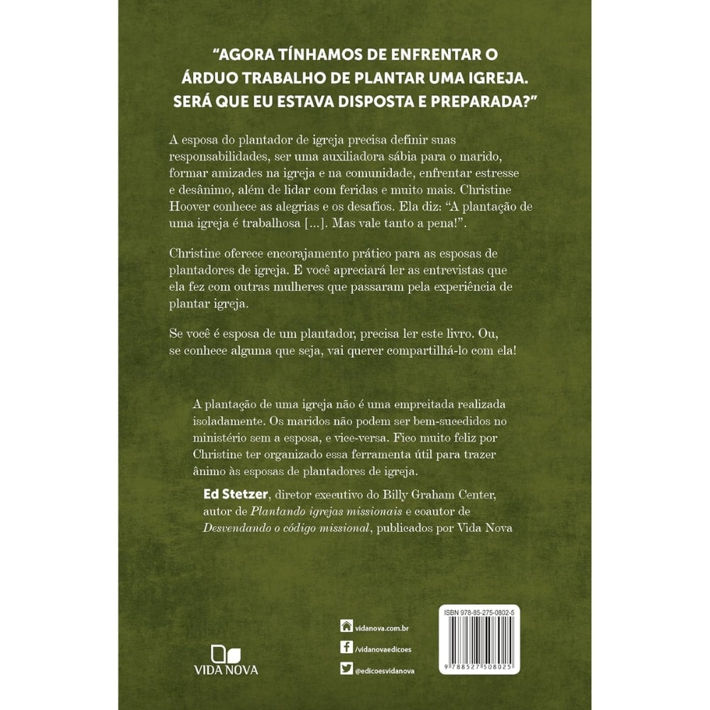 A Esposa do Plantador de Igreja | Christine Hoover