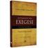 Livro Fundamentos Para Exegese do Antigo Testamento, 2° Edição, de Carlos Osvaldo Cardoso Pinto, capa marrom. — Plenitude