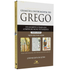 Livro Gramática Instrumental do Grego, de Antonio Renato Gusso, capa branca com detalhes em marrom e ilustrações. — Plenitude