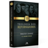 Livro "Teologia dos Reformadores" 2ª edição ampliada, capa preta com imagens de reformadores. — Plenitude