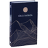 Bíblia Sagrada King James Fiel 1611, capa dura azul-marinho com montanhas e sol dourados. — Plenitude