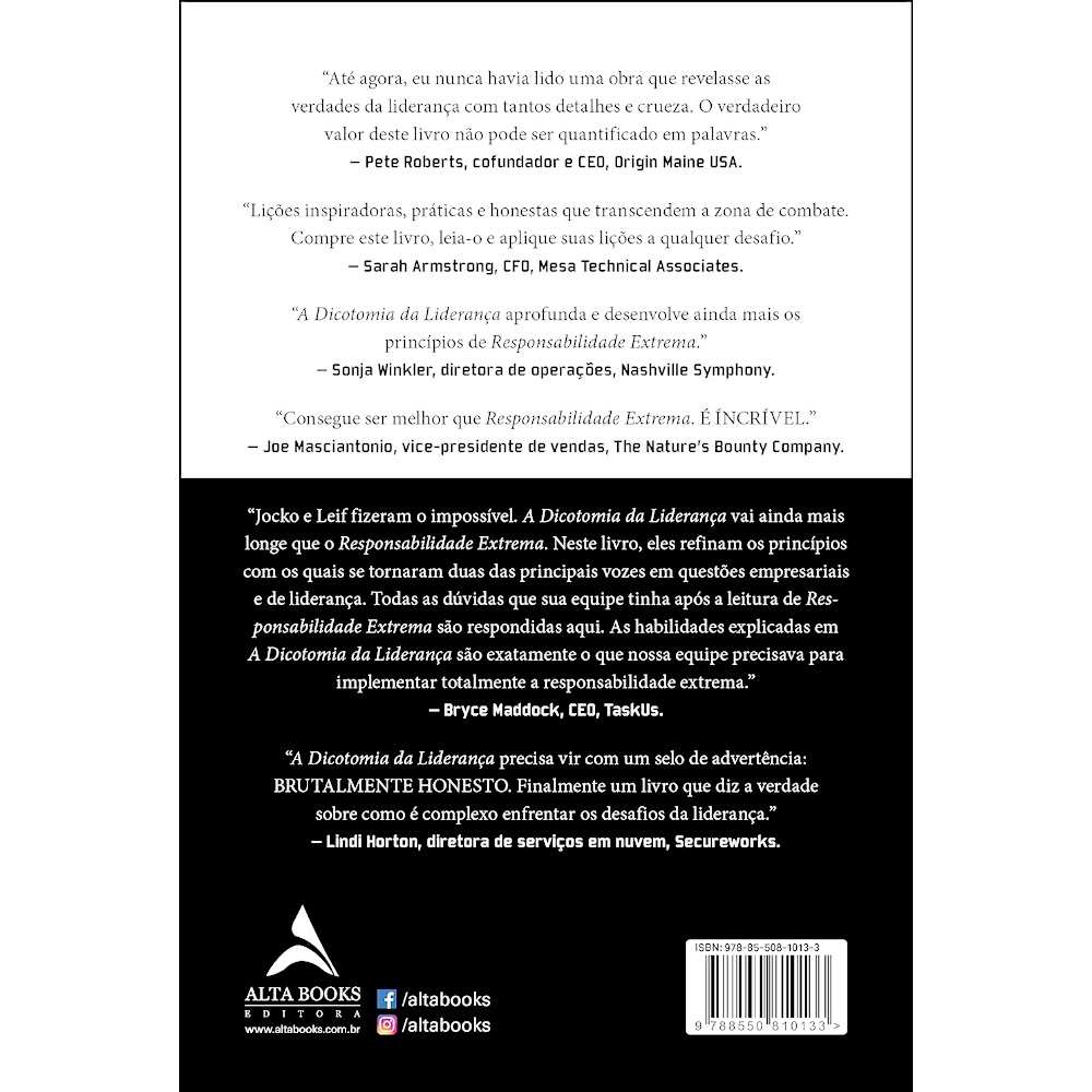 A Dicotomia Da Liderança | Jocko Willink e Leif Babin