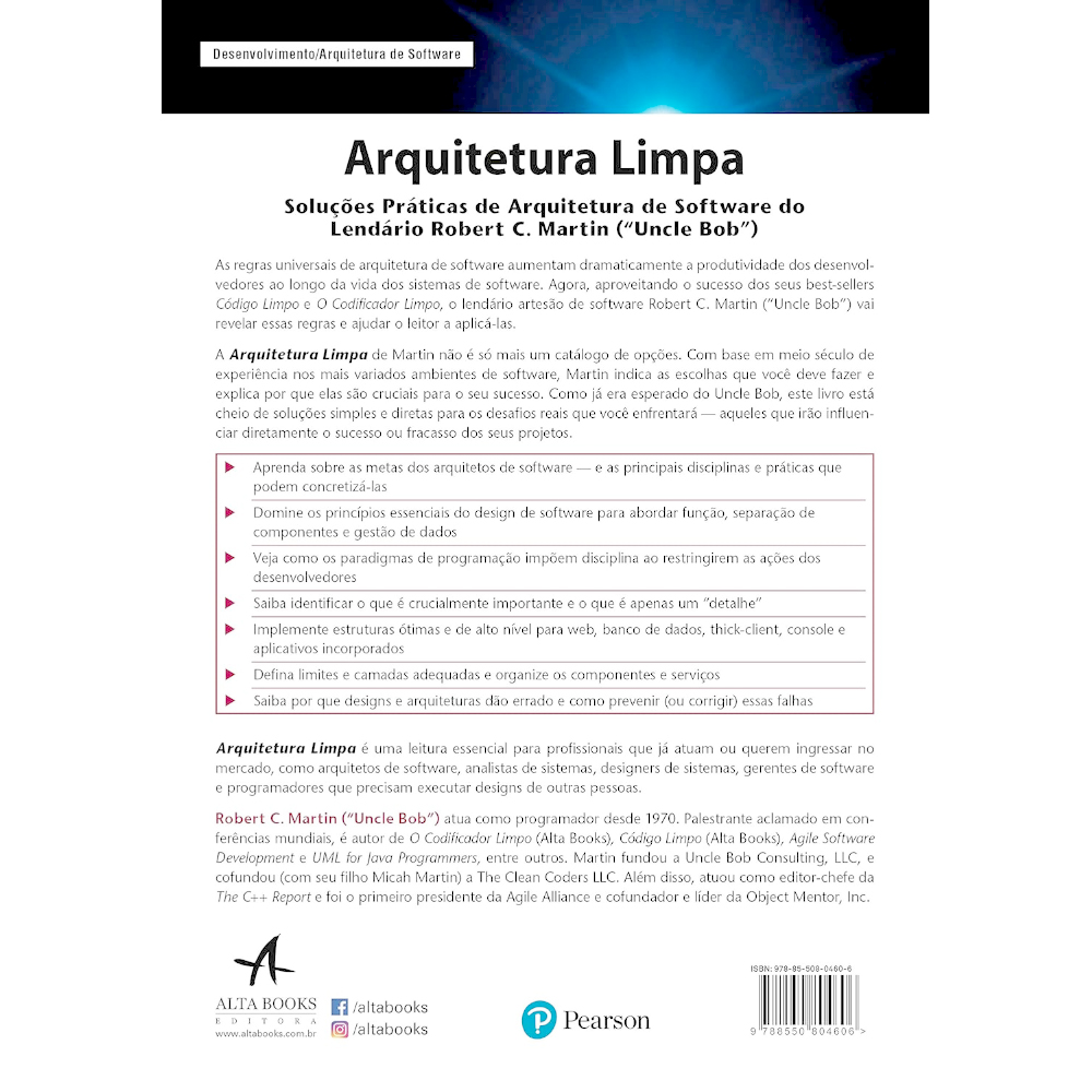 Arquitetura Limpa | Robert C. Martin