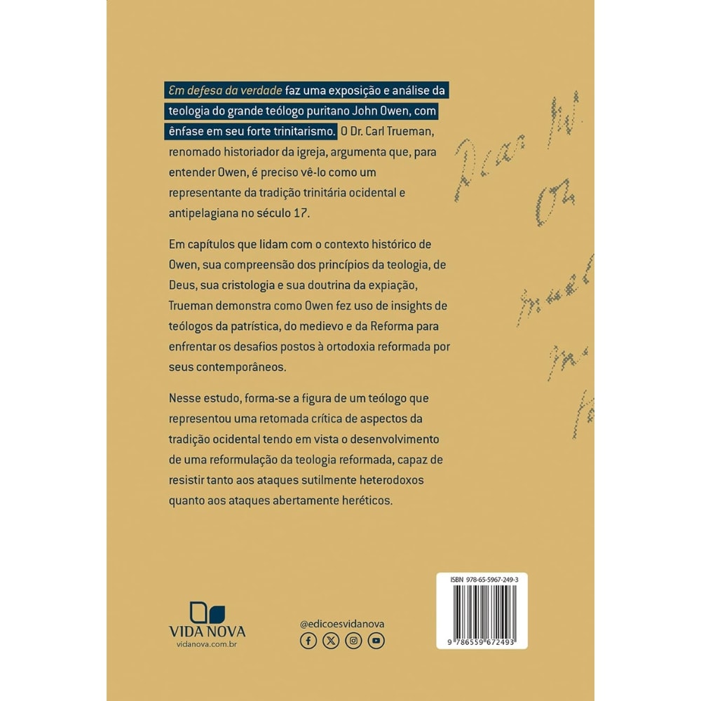 Em Defesa da Verdade | Carl R. Trueman