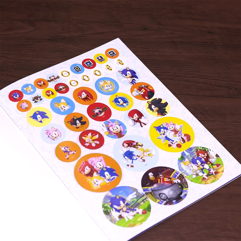 Sonic | Adesivos e Atividades | 3 a 5 anos