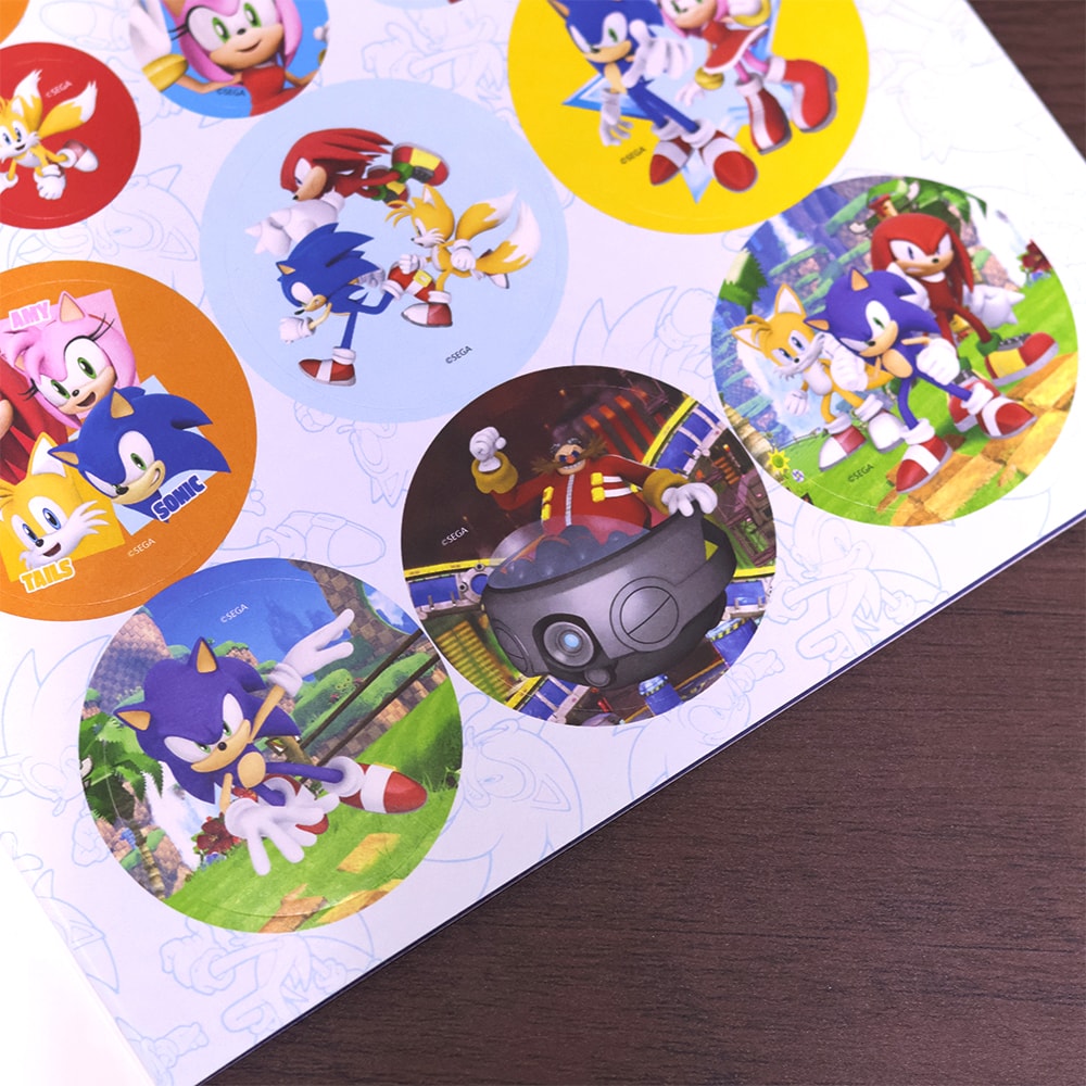 Sonic | Adesivos e Atividades | 3 a 5 anos