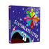 Livro Sentimentômetro, Make Believe Ideas, capa dura azul com monstro e roda de sentimentos. — Plenitude