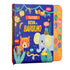 Livro Selva do Barulho, Ciranda Cultural, capa azul com animais e botões de som. — Plenitude