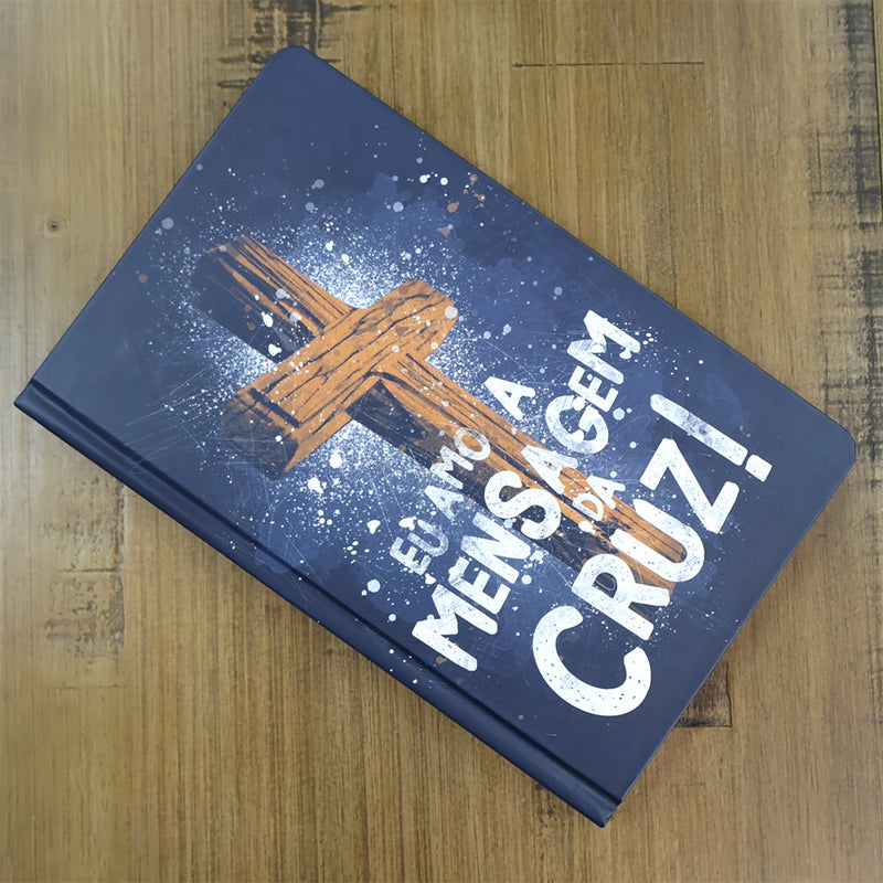 Bíblia Eu Amo a Mensagem da Cruz | ARC | Letra Normal | Com Harpa e Corinhos | Capa Dura