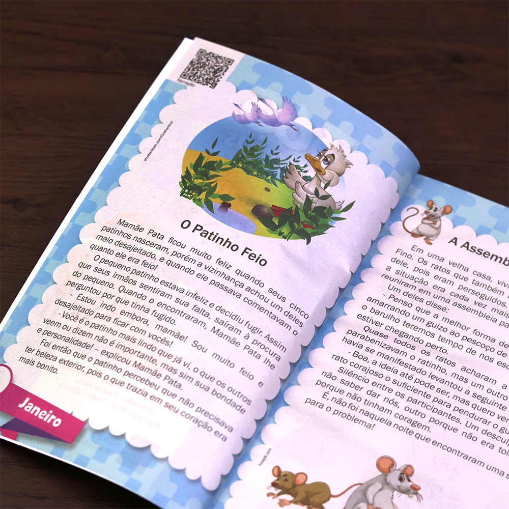 365 Histórias Para Ler e Ouvir Qr Code | Xaropinho | 3 a 8 anos