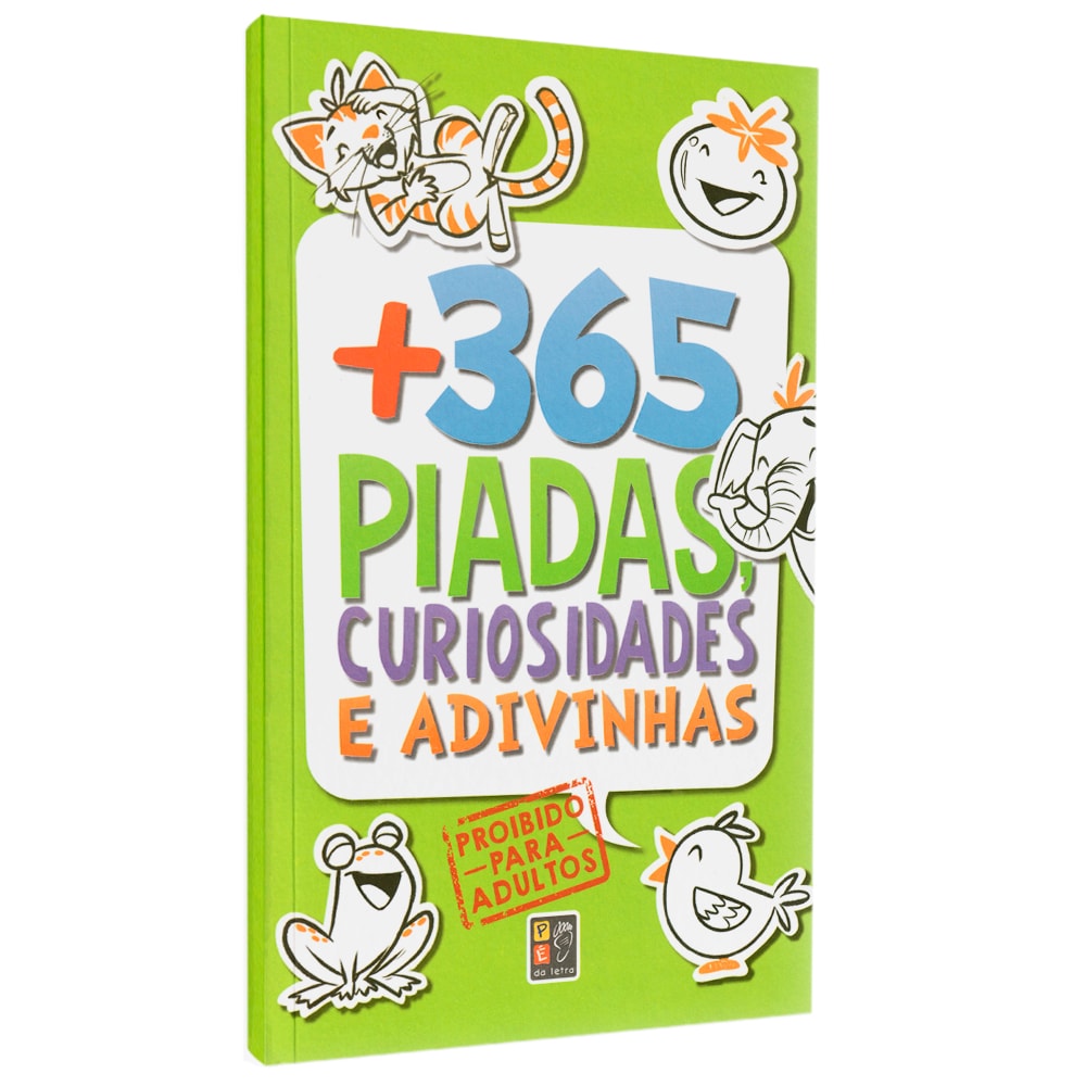 + 365 Piadas, Curiosidades e Adivinhas | Capa Verde