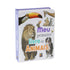 Livro Meu Primeiro Livro de Animais, capa com leão, tucano, girafa e outros animais. — Plenitude
