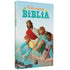 Livro Minha Pequena Bíblia, capa com Jesus e pescadores puxando rede cheia de peixes. — Plenitude