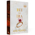 Livro Rei da Ira de Ana Huang, capa branca com anel de rubi e detalhes dourados. — Plenitude