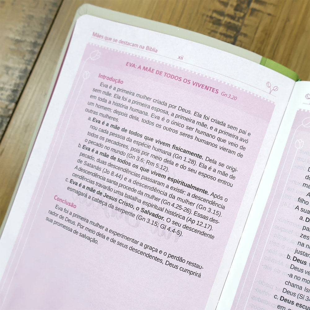 Bíblia Sagrada Mães da Aliança | ARA | Letra Normal | Capa Luxo Verde Marfim