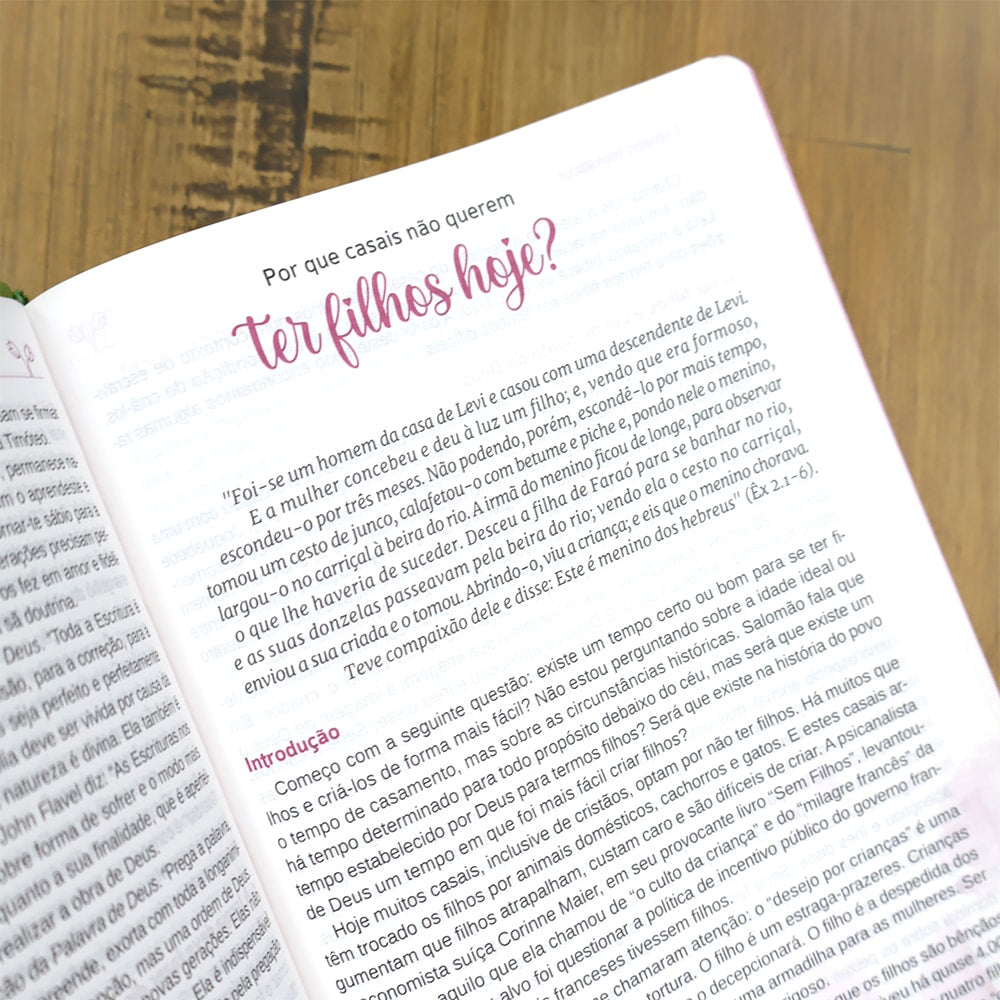 Bíblia Sagrada Mães da Aliança | ARA | Letra Normal | Capa Luxo Verde Marfim