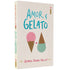 Livro Amor & Gelato de Jenna Evans Welch, capa bege com dois sorvetes coloridos. — Plenitude