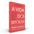 Livro A Vida dos Estoicos, capa vermelha com título em branco e dourado. — Plenitude