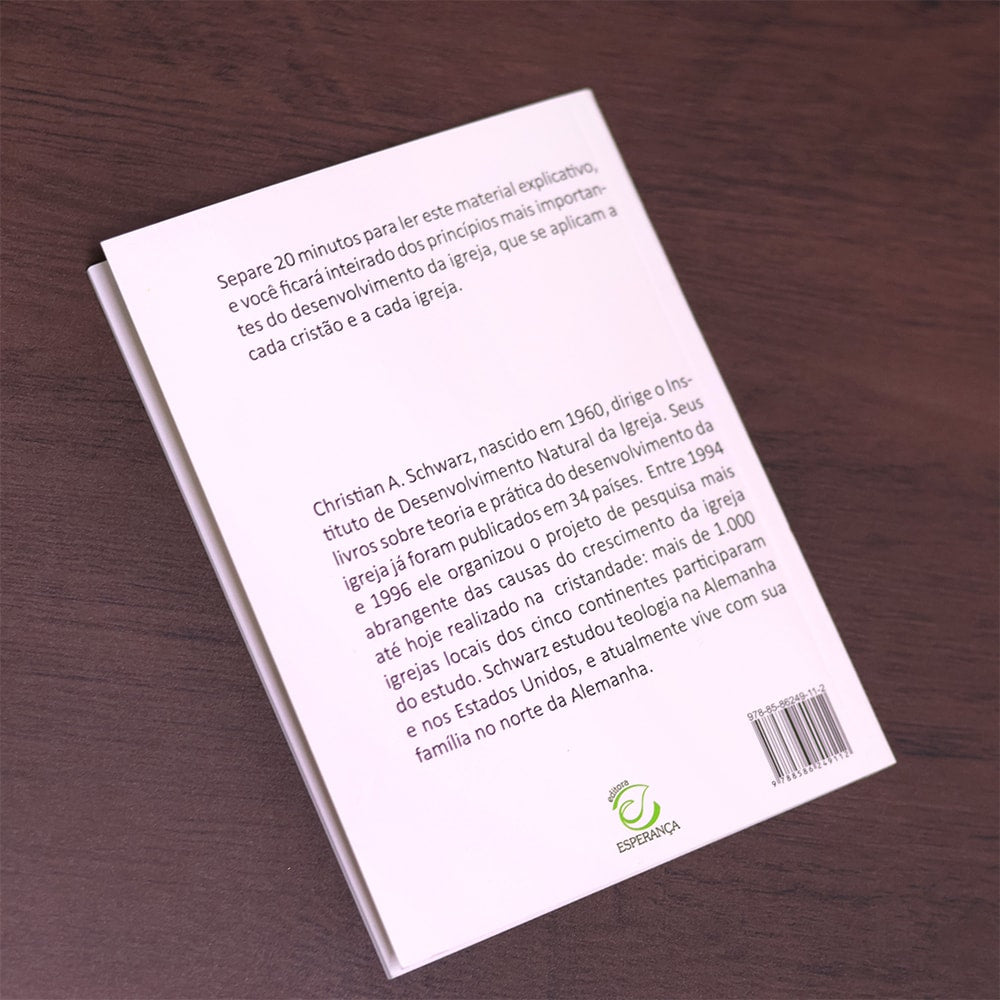 O ABC do Desenvolvimento Natural da Igreja |  Christian A. Schwarz