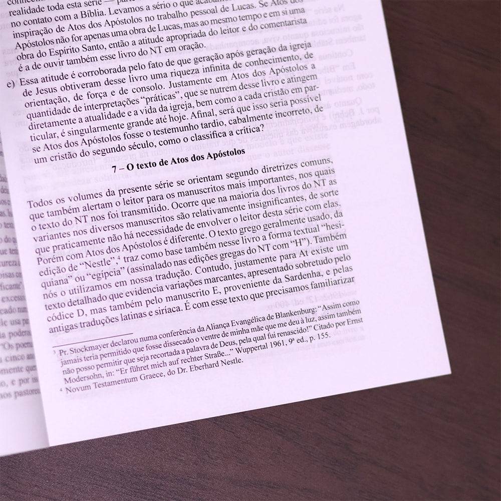 Comentário Evangelho de Atos dos Apóstolos |  Werner de Boor