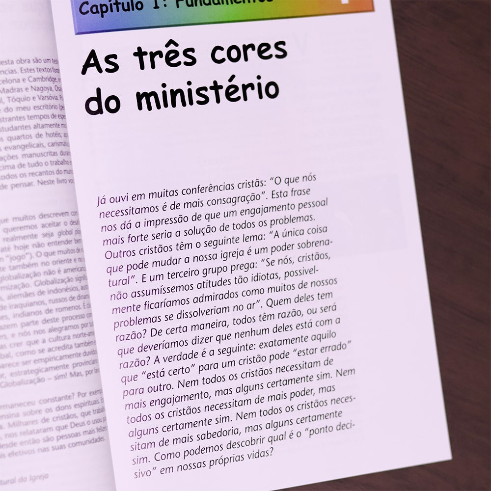 As 3 Cores dos seus Dons |  Christian A. Schwarz