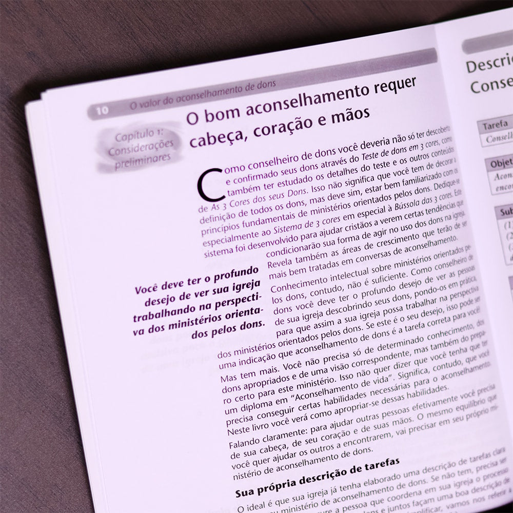 Como Utilizar? | Manual do Conselheiro para Ministérios Orientados pelos Dons  | Christoph Schalk
