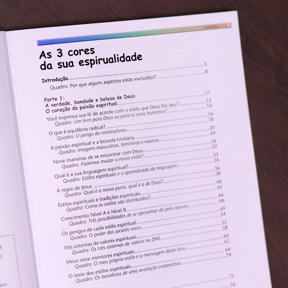As 3 Cores da Sua Espiritualidade |  Christian A. Schwarz
