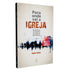 Livro de capa mole, Para Onde Vai a Igreja, com capa branca e imagem desfocada de pessoas caminhando. — Plenitude