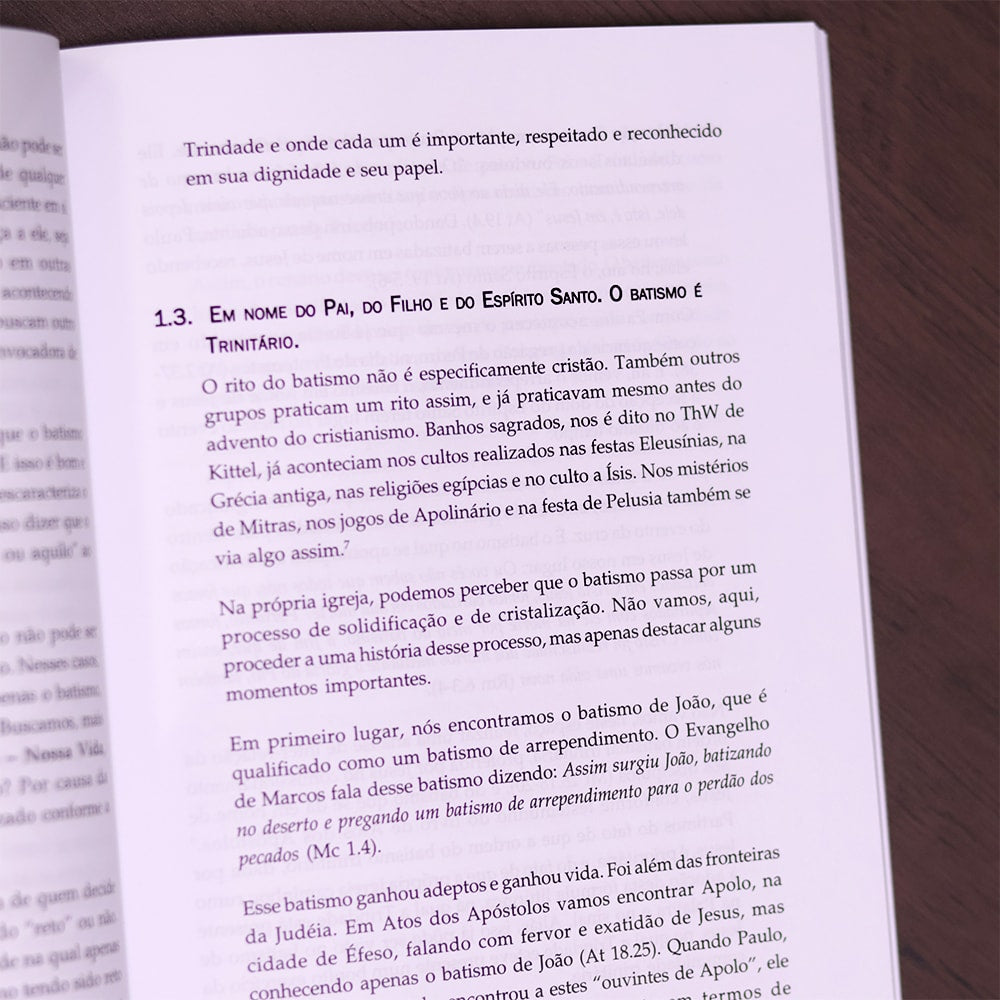 O Espírito Santo, o Evangelho e o Batismo