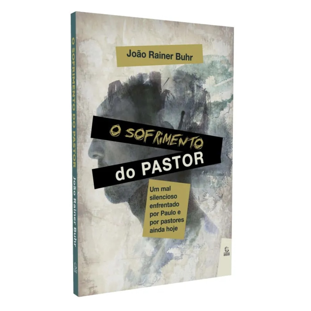 Livro O Sofrimento do Pastor de João Rainer Buhr, capa com imagem abstrata de rosto e título em preto — Plenitude