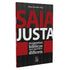 Livro Saia Justa de Edson Almeida, capa preta com título em vermelho e branco, e respostas bíblicas — Plenitude